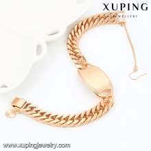 74540- Xuping Schmuck Mode 18 Karat vergoldet Männer Armband
